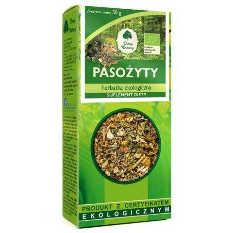 Herbatka Pasożyty BIO 50g DARY NATURY - suplement diety