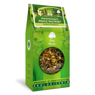 Herbatka Wspomagająca pracę wątroby BIO 200g DARY NATURY
