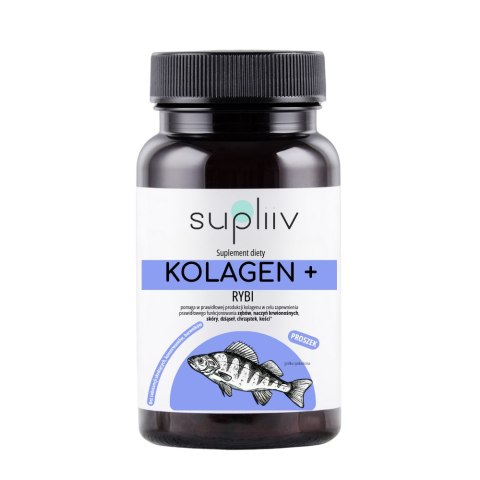 Kolagen rybi + witamina C - proszek 100g SUPLIIV