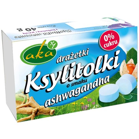 Ksylitolki drażetki pudrowe z ashwagandhą 40g b/c AKA