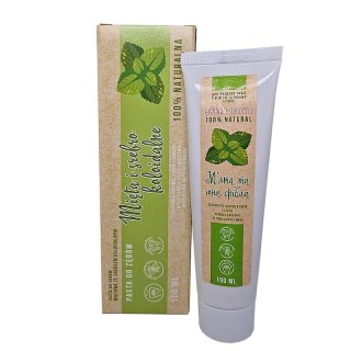 LEKOPRO Pasta do zębów Mięta i srebro koloidalne bez fluoru 100ml