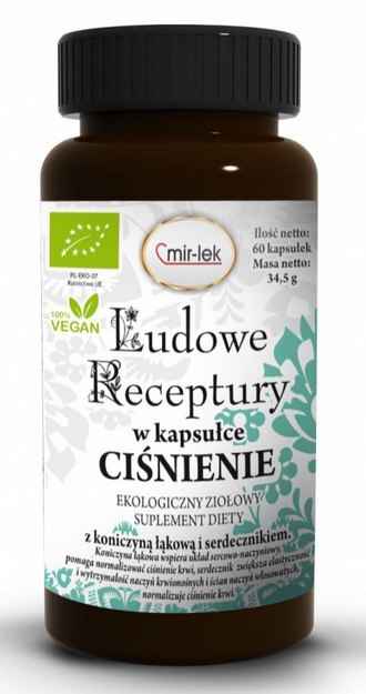 LUDOWE RECEPTURY ciśnienie BIO 60 kapsułek MIR-LEK