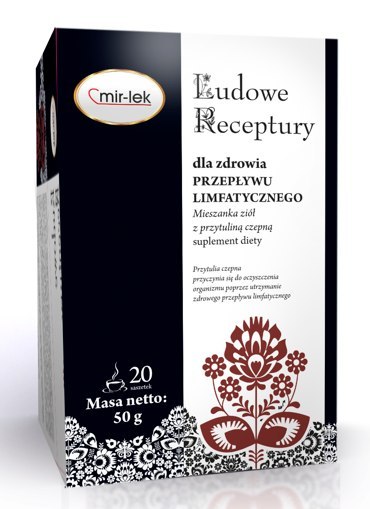 LUDOWE RECEPTURY limfa - wsparcie przepływu 30 saszetek MIR-LEK