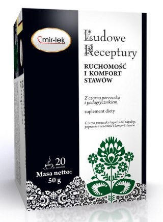 LUDOWE RECEPTURY ruchomość, komfort stawów 30 saszetek MIR-LEK