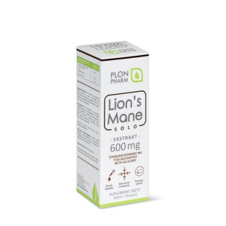 Lion's Mane Solo ekstrakt w płynie 100ml PLON PHARM
