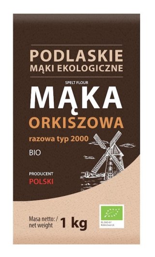 Mąka orkiszowa razowa typ 2000 BIO 1kg BIOLIFE - PODLASKIE EKOLOGICZNE