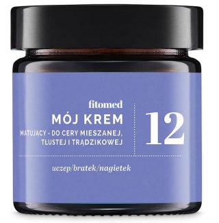 Mój krem 12 matujący do cery mieszanej, tłustej i trądzikowej 55g FITOMED