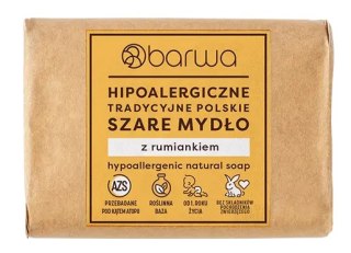 Mydło tradycyjne polskie szare z ekstraktem z rumianku w kostce 100g BARWA