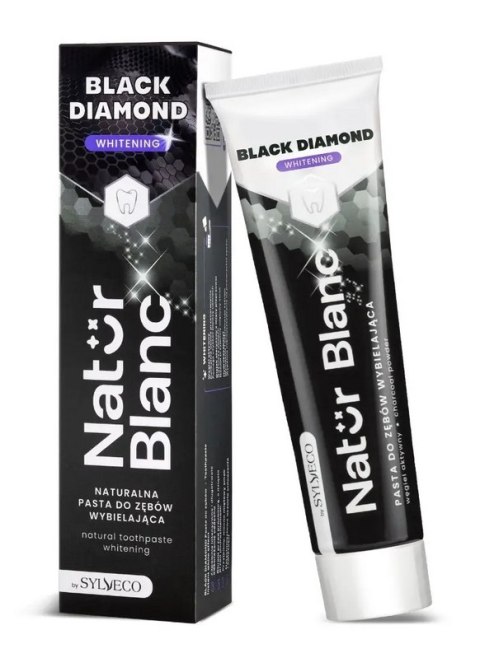NATUR BLANC Pasta do zębów BLACK DIAMOND wybielająca 100ml SYLVECO