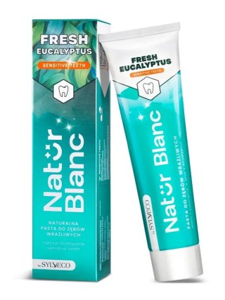NATUR BLANC Pasta do zębów FRESH EUCALYPTUS do wrażliwych zębów 100ml SYLVECO