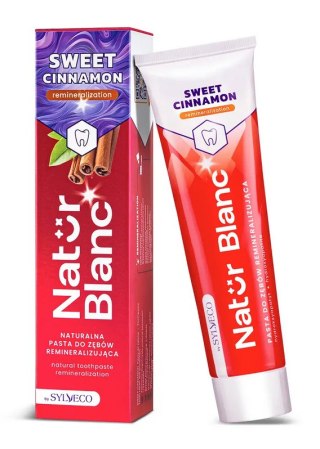 NATUR BLANC Pasta do zębów SWEET CINNAMON remineralizująca 100ml SYLVECO