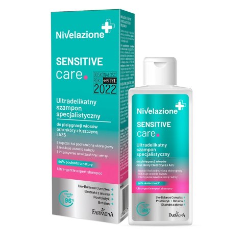 NIVELAZIONE Szampon ultradelikatny specjalistyczny do włosów oraz skóry z łuszczycą i AZS 100ml FARMONA