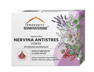Nervina Antistres Forte 60 tabl. powlekanych PRODUKTY BONIFRATERSKIE