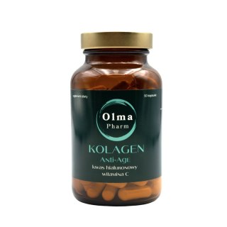 OLMA PHARM Kolagen Anti-Age kwas hialuronowy, witamina C 90 kaps.