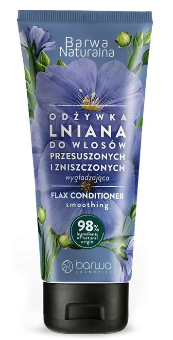 Odżywka lniana w tubie do włosów przesuszonych i zniszczonych 200ml BARWA NATURALNA