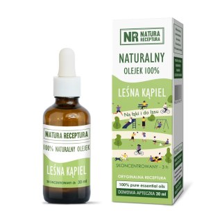 Olejek naturalny Leśna kąpiel 30ml pipeta + aplikator w kulce NATURA RECEPTURA
