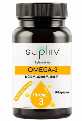 Omega-3 1000mg, 90kaps. SUPLIIV