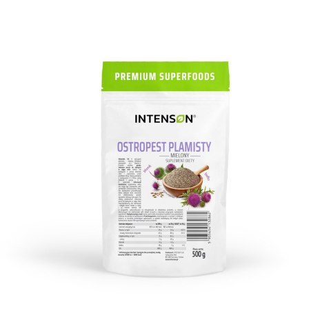 Ostropest plamisty mielony suplement diety 500g INTENSON
