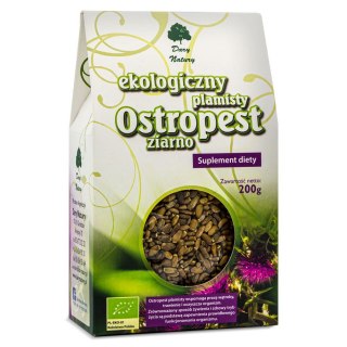 Ostropest plamisty ziarno BIO 200g DARY NATURY - suplement diety