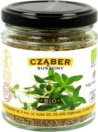 PIĘĆ PRZEMIAN Cząber suszony bezglutenowy BIO 40g