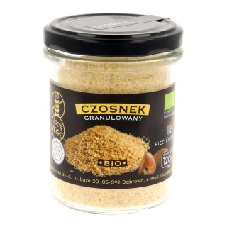 PIĘĆ PRZEMIAN Czosnek granulowany bezglutenowy BIO 120g