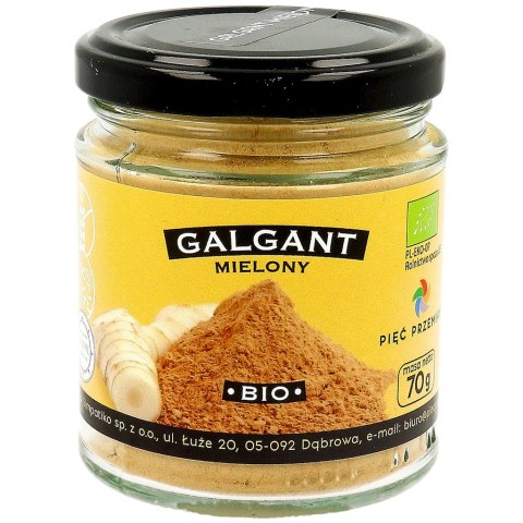 PIĘĆ PRZEMIAN Galgant mielony bezglutenowy BIO 70g