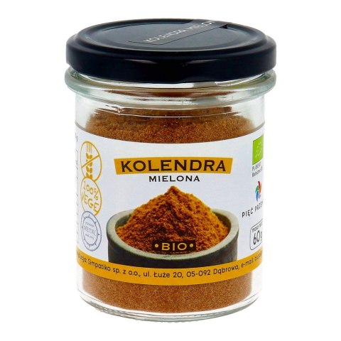 PIĘĆ PRZEMIAN Kolendra mielona bezglutenowa BIO 60g