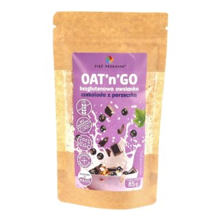 PIĘĆ PRZEMIAN Owsianka OAT'n'GO czkolada z porzeczką bezglutenowa 85g