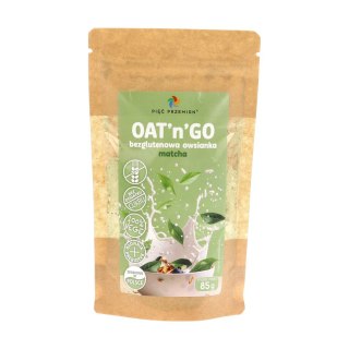 PIĘĆ PRZEMIAN Owsianka OAT'n'GO matcha bezglutenowa 85g