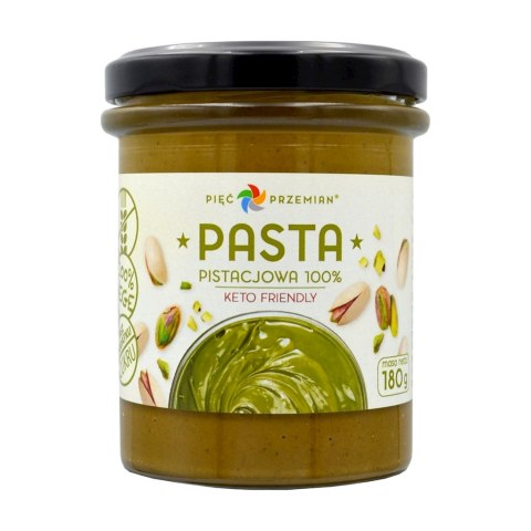 PIĘĆ PRZEMIAN Pasta pistacjowa 100% 180g