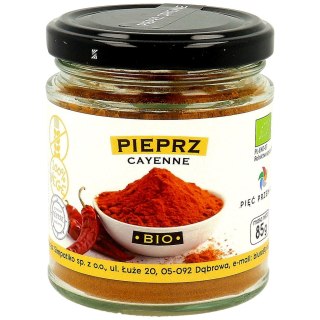 PIĘĆ PRZEMIAN Pieprz cayenne bezglutenowy BIO 85g
