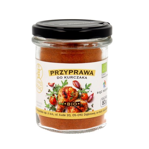 PIĘĆ PRZEMIAN Przyprawa do kurczaka bezglutenowa BIO 80g