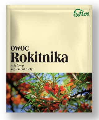 Rokitnik owoc mielony 50g FLOS
