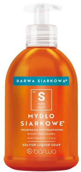 SIARKOWA Mydło siarkowe w płynie 300ml BARWA