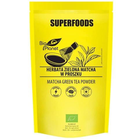 SUPERFOODS Herbata zielona Matcha w proszku BIO 500g BIO PLANET