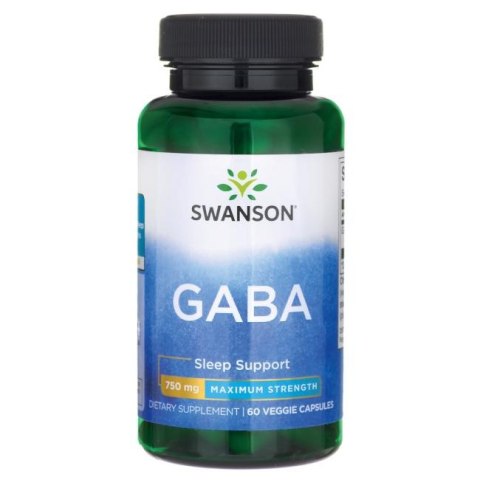 SWANSON GABA - Sleep Support 750mg, 60kaps.