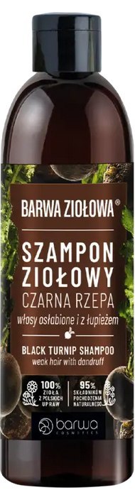 Szampon czarna rzepa do włosów osłabionych i z łupieżem 250ml BARWA ZIOŁOWA
