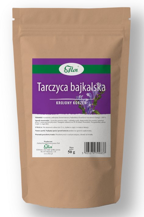 Tarczyca bajkalska krojony korzeń 50g FLOS