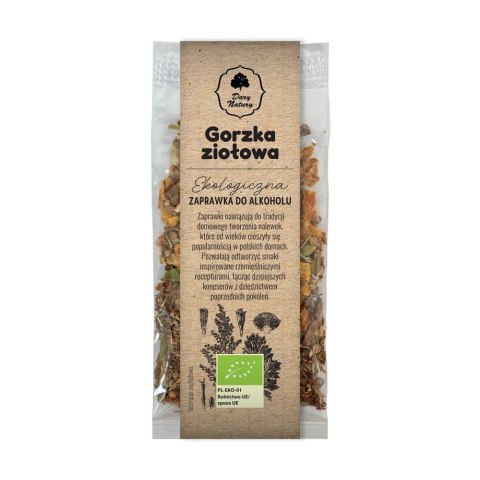 Zaprawka do alkoholu GORZKA ZIOŁOWA BIO 20g DARY NATURY
