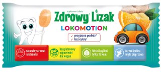 Zdrowy lizak LOKOMOTION bez cukru 1 szt. STARPHARMA