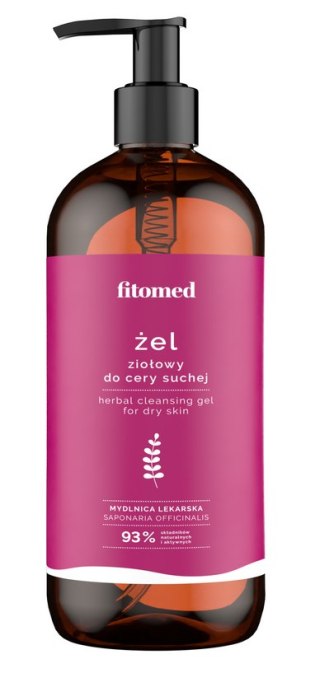 Żel ziołowy do mycia cery suchej i wrażliwej 500g FITOMED