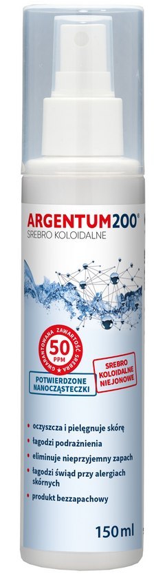 AURA HERBALS Argentum200 srebro koloidalne 50ppm aerozol 150ml