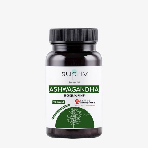 Ashwagandha KSM-66 100 kaps. SUPLIIV