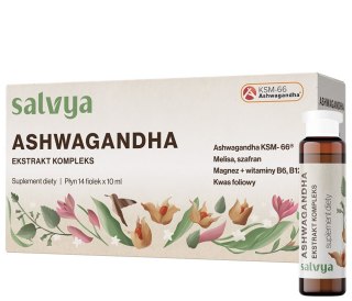 Ashwagandha ekstrakt kompleks 14 fiolek x 10ml GINSENG POLAND