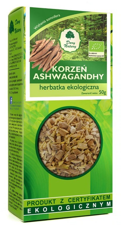 Ashwagandha korzeń BIO 100g DARY NATURY