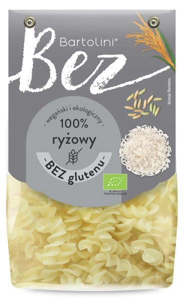 BARTOLINI Makaron ryżowy BIO bezglutenowy świderek 250g