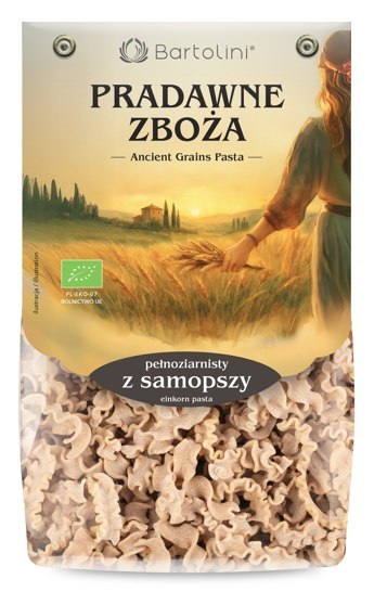 BARTOLINI Makaron z samopszy pełnoziarnisty fala BIO 250g
