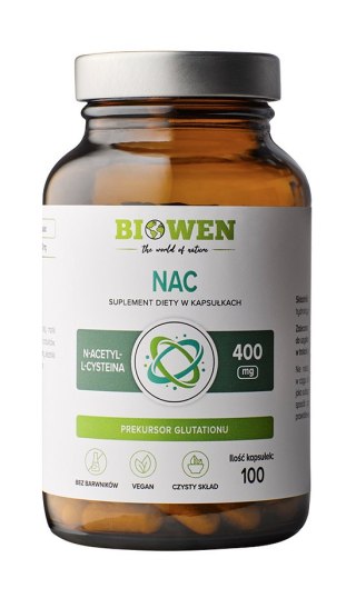 BIOWEN NAC 400mg, 100 kapsułek