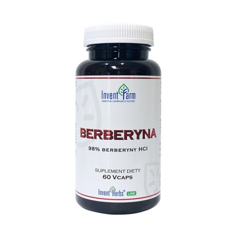 Berberyna 250mg, 60 vcaps. INVENT FARM