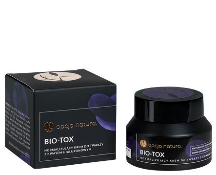 Bio-tox 50ml OPCJA NATURA - normalizujący krem do twarzy z kwasem hialuronowym